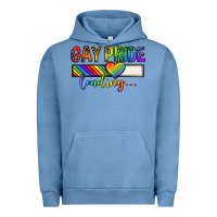 Pigment Pebble Blue gay pride loading lgbtq Urban Hoodie - texasbilliewilder