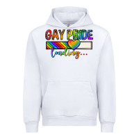 White gay pride loading lgbtq Urban Hoodie - texasbilliewilder