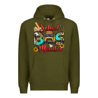 Army Green school bus monitor Premium Hoodie - texasbilliewilder
