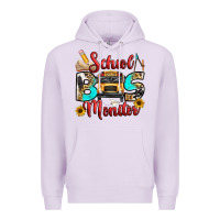 Lilac school bus monitor Premium Hoodie - texasbilliewilder
