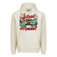 Oatmeal Heather school bus monitor Premium Hoodie - texasbilliewilder
