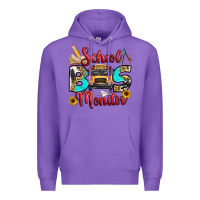 Purple school bus monitor Premium Hoodie - texasbilliewilder