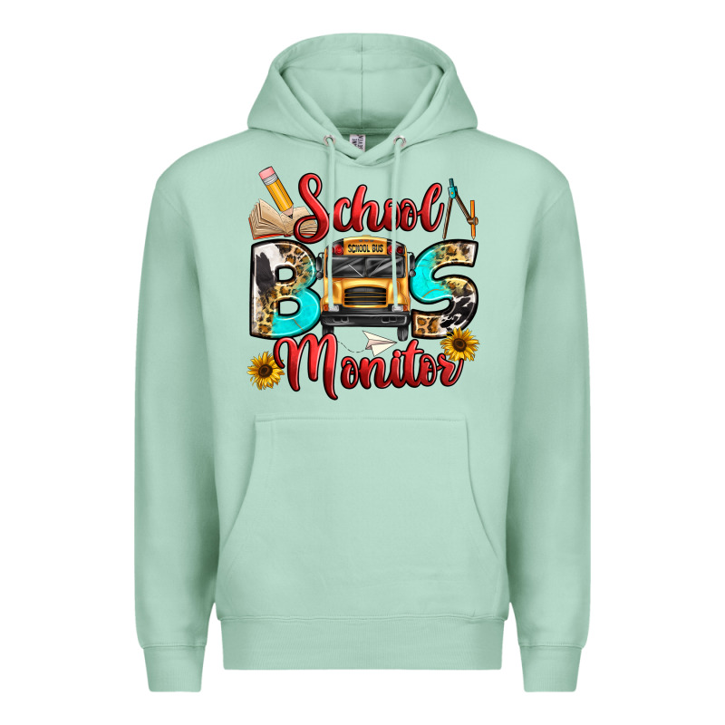 School Bus Monitor Premium Hoodie by texasbilliewilder | Teevron