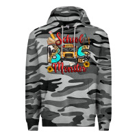 Slate Camo school bus monitor Premium Hoodie - texasbilliewilder