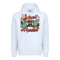 White school bus monitor Premium Hoodie - texasbilliewilder