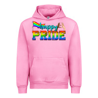 Fuchsia Pink happy pride Urban Hoodie - texasbilliewilder