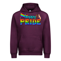 Mauve Wine happy pride Urban Hoodie - texasbilliewilder