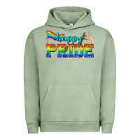 Pigment Oil Green happy pride Urban Hoodie - texasbilliewilder
