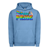 Pigment Pebble Blue happy pride Urban Hoodie - texasbilliewilder