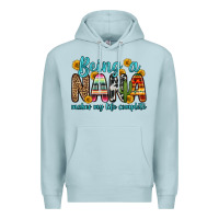 Blue Mist being a nana makes my life complete Premium Hoodie - Zillion Design Studio