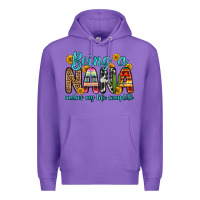 Purple being a nana makes my life complete Premium Hoodie - Zillion Design Studio