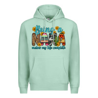 Seafoam being a nana makes my life complete Premium Hoodie - Zillion Design Studio