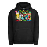 Pigment Black teacher off duty coffee cups Urban Hoodie - Zillion Design Studio
