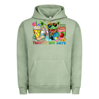 Pigment Oil Green teacher off duty coffee cups Urban Hoodie - Zillion Design Studio