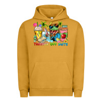 Pigment Peanut Butter teacher off duty coffee cups Urban Hoodie - Zillion Design Studio
