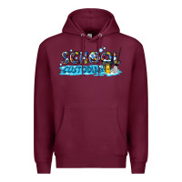 Burgundy school custodian Premium Hoodie - texasbilliewilder
