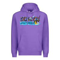 Purple school custodian Premium Hoodie - texasbilliewilder