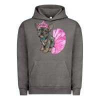 Pigment Tornado Balerina French Bulldog With Tutu Urban Hoodie - RanaPortraitStore