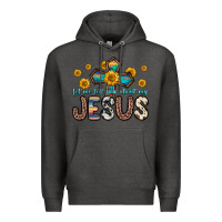 Charcoal Heather let me tell you about my jesus Premium Hoodie - Zillion Design Studio