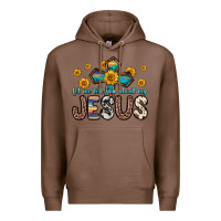 Chestnut let me tell you about my jesus Premium Hoodie - Zillion Design Studio