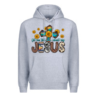 Heather Grey let me tell you about my jesus Premium Hoodie - Zillion Design Studio