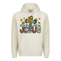 Oatmeal Heather let me tell you about my jesus Premium Hoodie - Zillion Design Studio