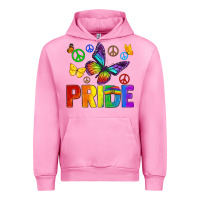 Fuchsia Pink hippie pride Urban Hoodie - texasbilliewilder