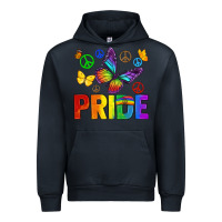 Navy hippie pride Urban Hoodie - texasbilliewilder