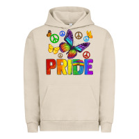 Pigment French Oak hippie pride Urban Hoodie - texasbilliewilder