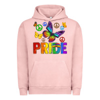 Pigment Salmon hippie pride Urban Hoodie - texasbilliewilder