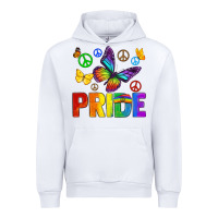 White hippie pride Urban Hoodie - texasbilliewilder