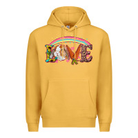 Mustard easter bunny love Premium Hoodie - RanaPortraitStore