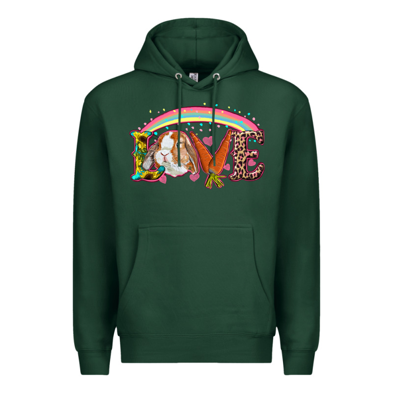 Easter Bunny Love Premium Hoodie by RanaPortraitStore | Teevron