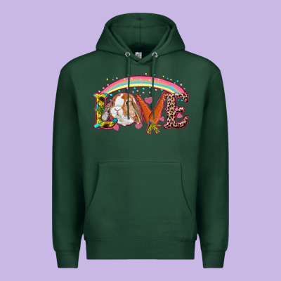 Easter Bunny Love Premium Hoodie Designed By Ranaportraitstore