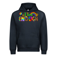 Navy i am enough Urban Hoodie - texasbilliewilder