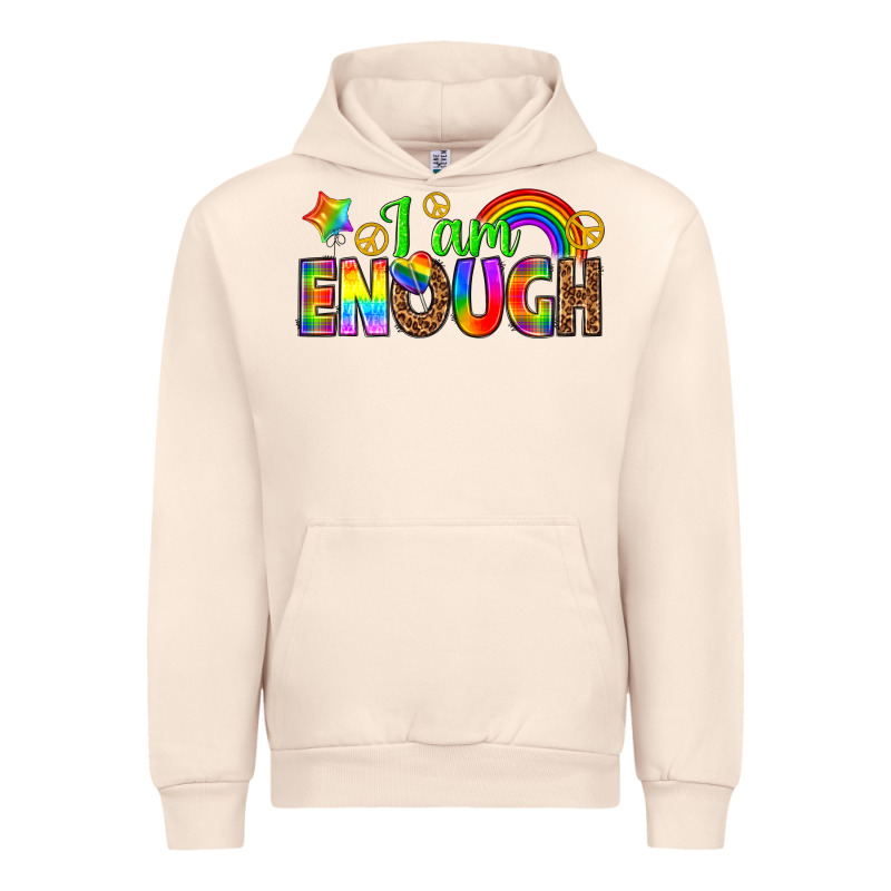 I Am Enough Urban Hoodie by texasbilliewilder | Teevron
