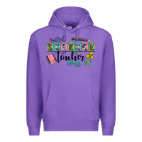 Purple science teacher Premium Hoodie - AdoDesignShop