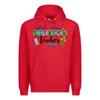 Red science teacher Premium Hoodie - AdoDesignShop