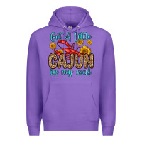 Purple got a little cajun in my soul Premium Hoodie - Zillion Design Studio