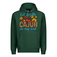 Sports Green got a little cajun in my soul Premium Hoodie - Zillion Design Studio