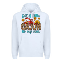 White got a little cajun in my soul Premium Hoodie - Zillion Design Studio