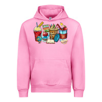 Fuchsia Pink teacher coffee cups Urban Hoodie - Zillion Design Studio