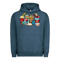 Pigment Midnight Navy teacher coffee cups Urban Hoodie - Zillion Design Studio
