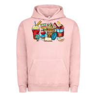 Pigment Salmon teacher coffee cups Urban Hoodie - Zillion Design Studio