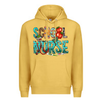 Antique Gold school nurse Premium Hoodie - texasbilliewilder