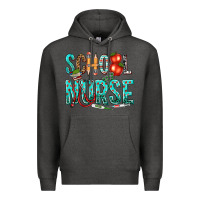 Charcoal Heather school nurse Premium Hoodie - texasbilliewilder