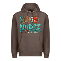 Coffee school nurse Premium Hoodie - texasbilliewilder