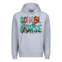 Heather Grey school nurse Premium Hoodie - texasbilliewilder