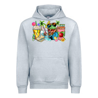Heather Grey summer teacher coffee cups Urban Hoodie - Zillion Design Studio