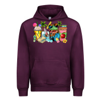 Mauve Wine summer teacher coffee cups Urban Hoodie - Zillion Design Studio